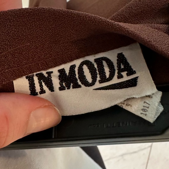 Vintage Brown A Line Skirt - Picture 3 of 4